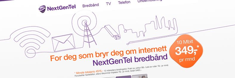Innfører gebyr på bredbånd