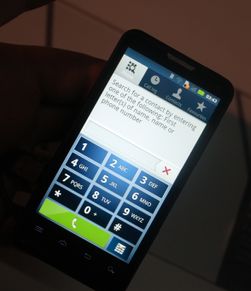 Slik ser ringemenyen i Motoluxe ut. Motorola har kalt menyene sine Motoswitch.