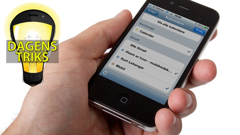 Få flere Google-kalendere på iPhone