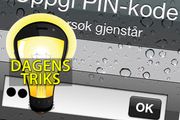 Les Bytt til en enklere PIN-kode