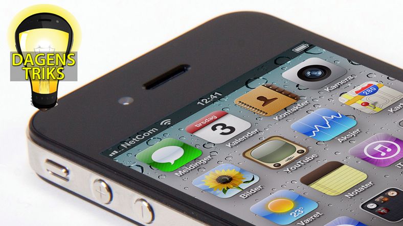 Lag skjermdump på iPhone