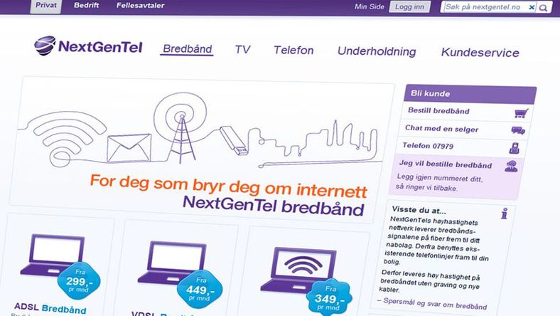 NextGenTel-gebyr på kant med loven