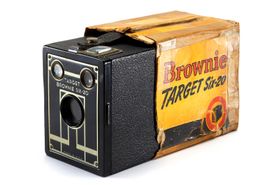 Kodak stod blant annet bak det legendariske Brownie-kameraet.