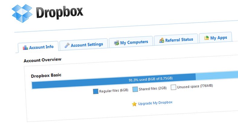 Trenger du mer plass i Dropboxen?