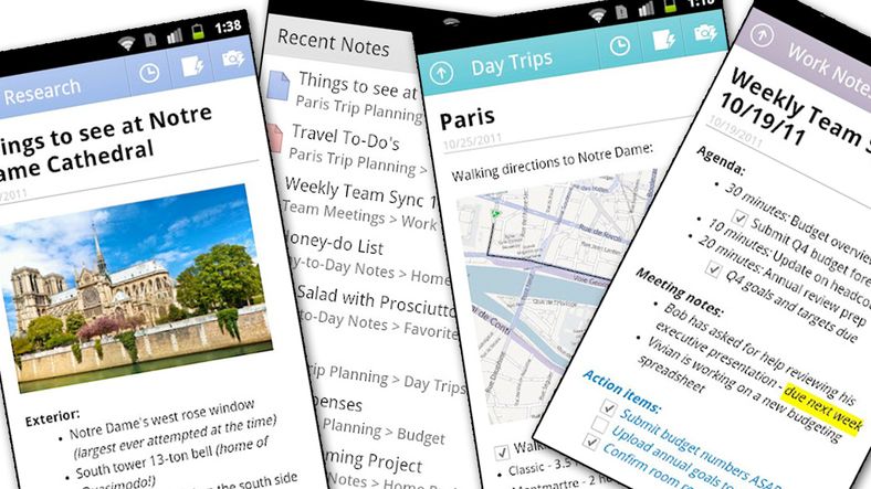 Microsofts notatblokk i Android-versjon