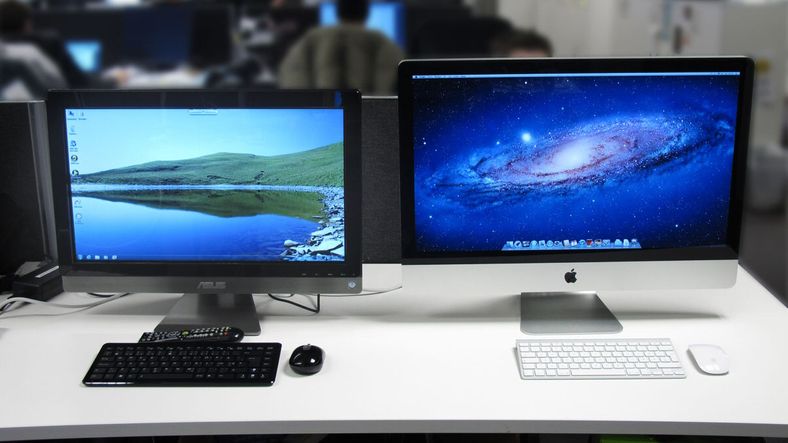 Apple iMac møter Asus' alt-i-ett