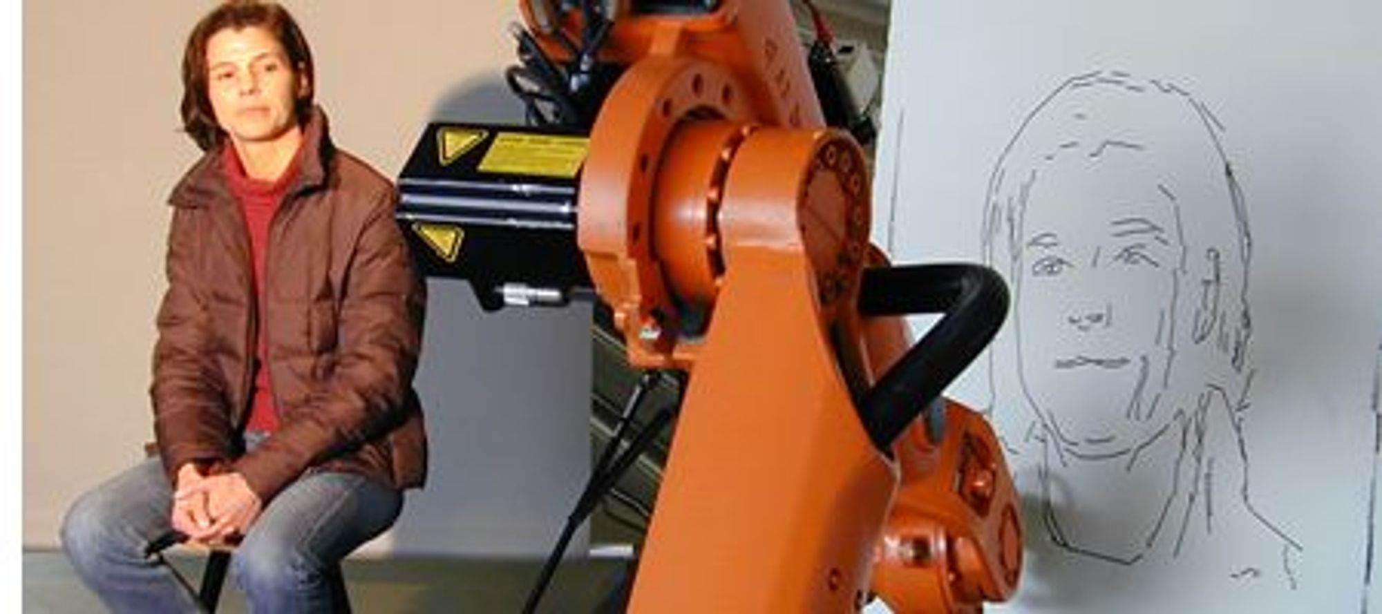 Bilde av den faktiske roboten i aksjon