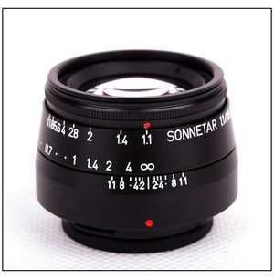 Den nye Sonnetar 25 mm f/1.1. Få andre objektiver kan skilte med å være så kompakte og lyssterke samtidig.