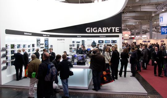 Gigabytes stand er skremmende liten
