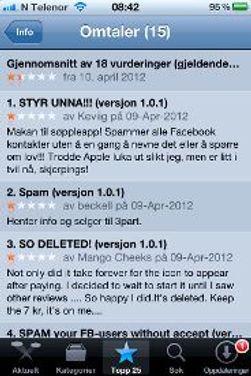 Tilbakemeldingene på den mest populære betalingsappen skulle ikke tilsi at de var fornøyde med å bruke 7 kroner.