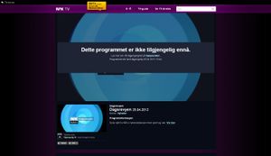 Vi får ikke se Dagsrevyen riktig ennå