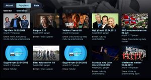 Her kan du se hva som er mest populært akkurat nå