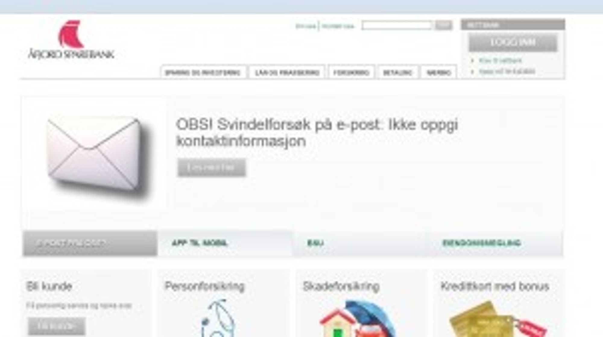 LURERI: Har du fått en e-post fra Åfjord Sparebank, bør du tenke deg om.