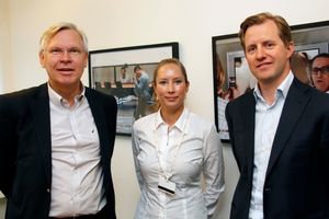 Fra venstre Jørgen Myrland, Ida Louise Asplund Sjo og Odd Johnny Winge.