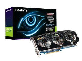 Klikk for å vise bilde i full størrelse Gigabyte GeForce GTX 670 2GB Windforce 3X