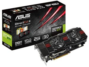 Asus GeForce GTX 670 2GB DirectCU II