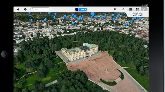 Slik ser kartløsningen ut.