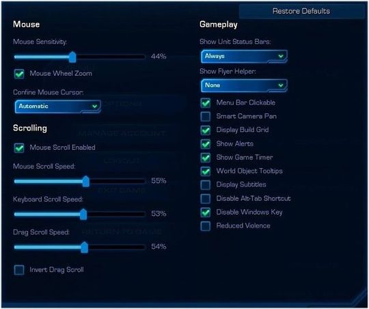 Starcraft 2 lar deg bruke Windows-innstlinngene for pekerhastigheten, men hvis du absolutt vil velge selv er det magiske nummeret 51.