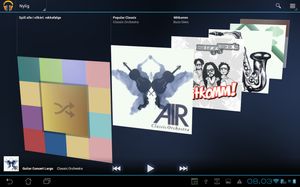 Slik ser albumvisningen ut.