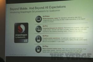 Qualcomm planlegger å slippe et utvalg forskjellige S4-brikker.