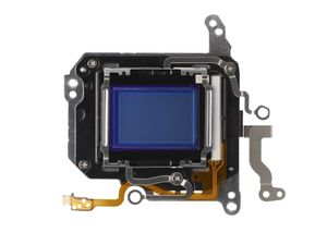 Hybrid CMOS-bildebrikken i Canon EOS 650D.