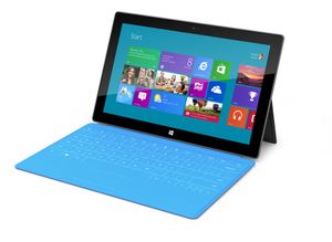 Slik ser Microsofts eget Surface-nettbrett ut. Nettbrettet ble presentert av Microsoft i juni i år.