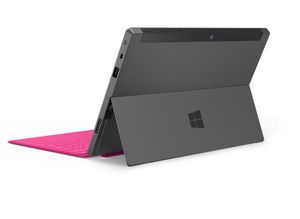 Surface har en støtte på baksiden.