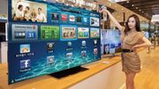 Les Samsung slipper enorm Smart TV