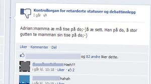 «Jaja. Å lage barn er jo enkelt, staving derimot, kan være mer av en utfordring», skriver en av de kommenterende leserne.