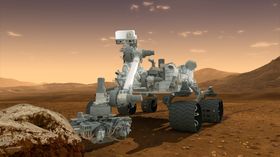 Mars-rovere som Curiosity skal i framtiden være koblet sammen i ett felles nettverk. .