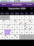 HOLDER DEG OPPDATERT: Appen har en fin kalender som gir deg full oversikt over dine seksuelle krumspring. Om det er mulig å lagre «vanlige» avtaler i kalenderen vites ikke.