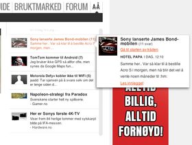 Livefeeden gir deg løpende oversikt over alt som skjer på Amobil.no.