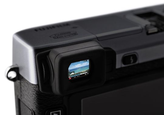 Fujifilm X-E1s søker.