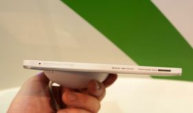 Iconia W510 er rett under 9 millimeter tykt, og det skal ha god lyd fra de innebygde høyttalerne.