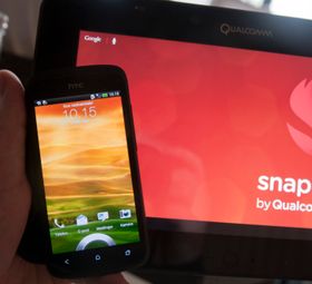 6 x Krait! HTCs One S er ett av produktene som kjører dagens Snapdragon S4 med to kjerner. Den har svakere grafikkdel enn den nye systembrikken i Qualcomms referansenettbrett.