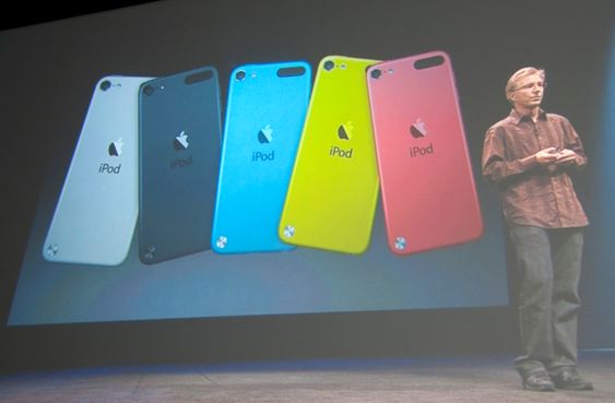iPod Touch fås i en rekke farger.