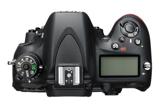 Toppen av D600.