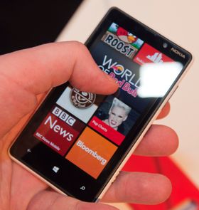 Menyene er svært responsive, akkurat slik de er på storebror Lumia 920.