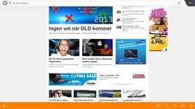 Slik ser Firefox ut når du åpner det opp fra startskjermen i Windows 8.