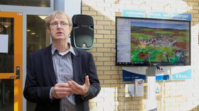 Telenors dekningsdirektør Bjørn Amundsen fortalte om 4G-dekningen under Telenors pressekonferanse på .