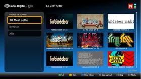 Slik ser TVNorge on demand ut.