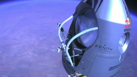 Her er kapselen litt under 30.000 meter over bakken.