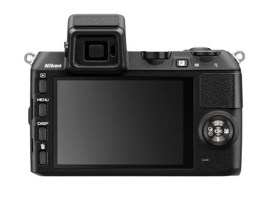 Baksiden av Nikon 1 V2.