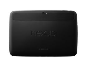 Slik ser baksiden av Nexus 10 ut.