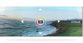 Photo Sphere-funksjonen lar deg panorere i alle retninger.