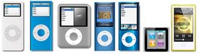 iPod Nano har hatt litt identitetskrise gjennom sju generasjoner.