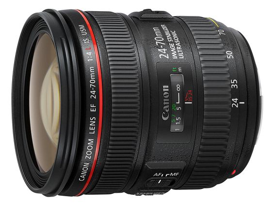 Canon EF 24-70mm f/4L IS USM.
