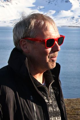 Geir Mathiassen er operatør på Statens Kartverks VLBI-base i Ny-Ålesund. .