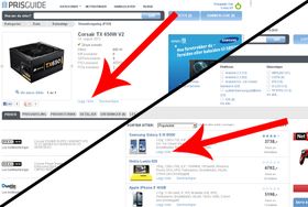 Du kan legge til produkter i en handleliste fra både produktsider og kategorioversikter.