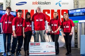 Finalistene i NM i SMS.